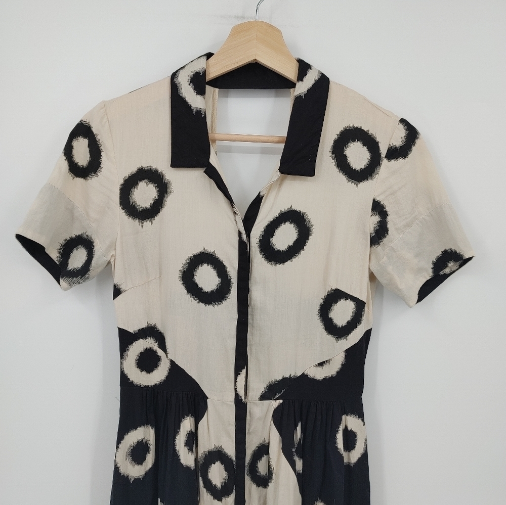 Lil Two Tone Color Block Print Dress - Picture 2 of 9